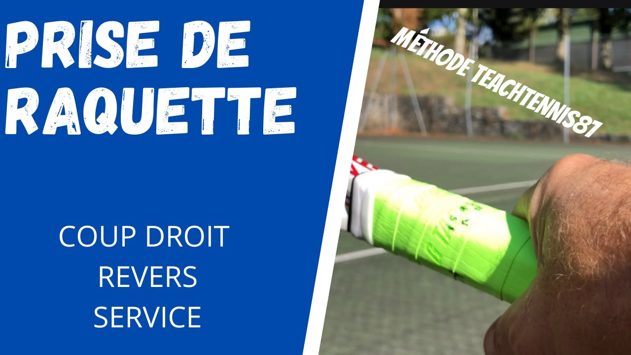 Les prises de raquette de base au tennis , essaye cette méthode « facile »