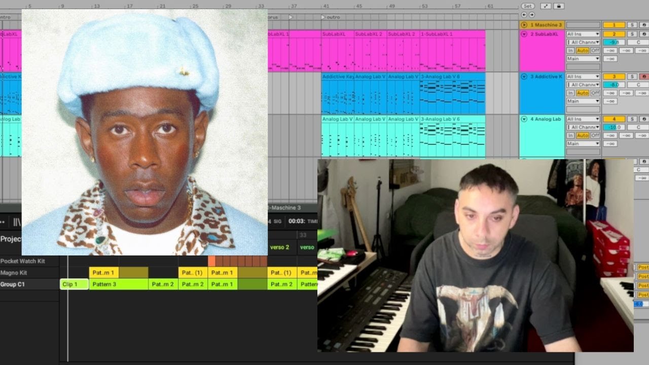 Making a beat for Tyler, The Creator | Ableton Live Cookup