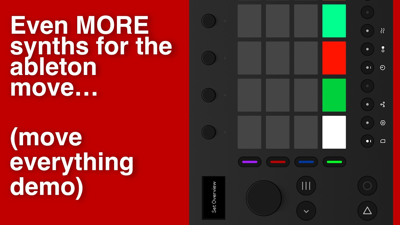 Even MORE synths for the Ableton Move with 'Move Everything'.