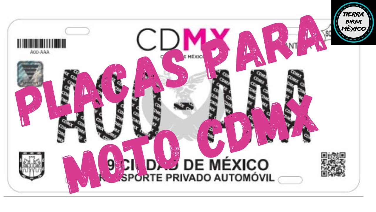 PLACAS PARA MOTO CDMX 2023, PROBLEMAS Y ALGUNOS CONSEJOS