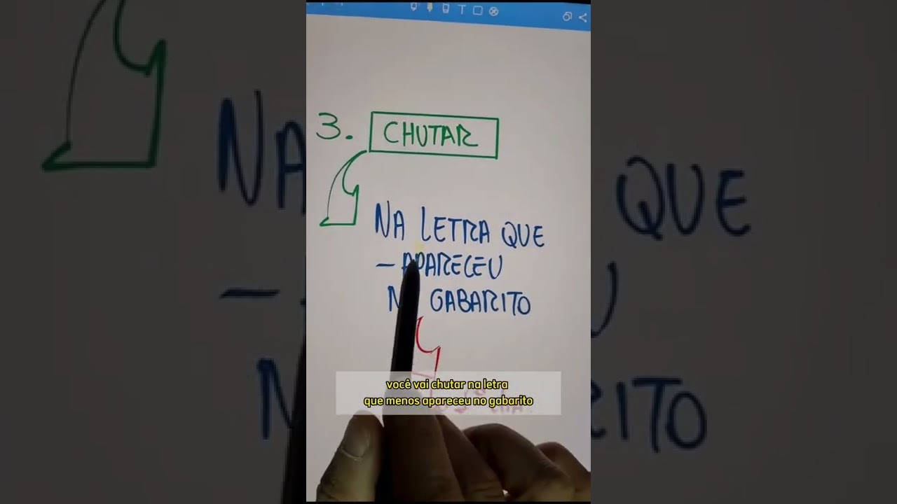 Como chutar quest&otilde;es do Enem?