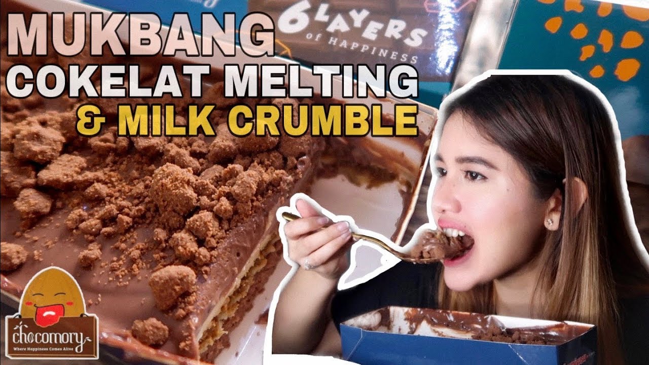 MUKBANG 1 BOX GEDE KUE COKELAT MELTING TERENAK!! ~Chocomory Tiramisusu