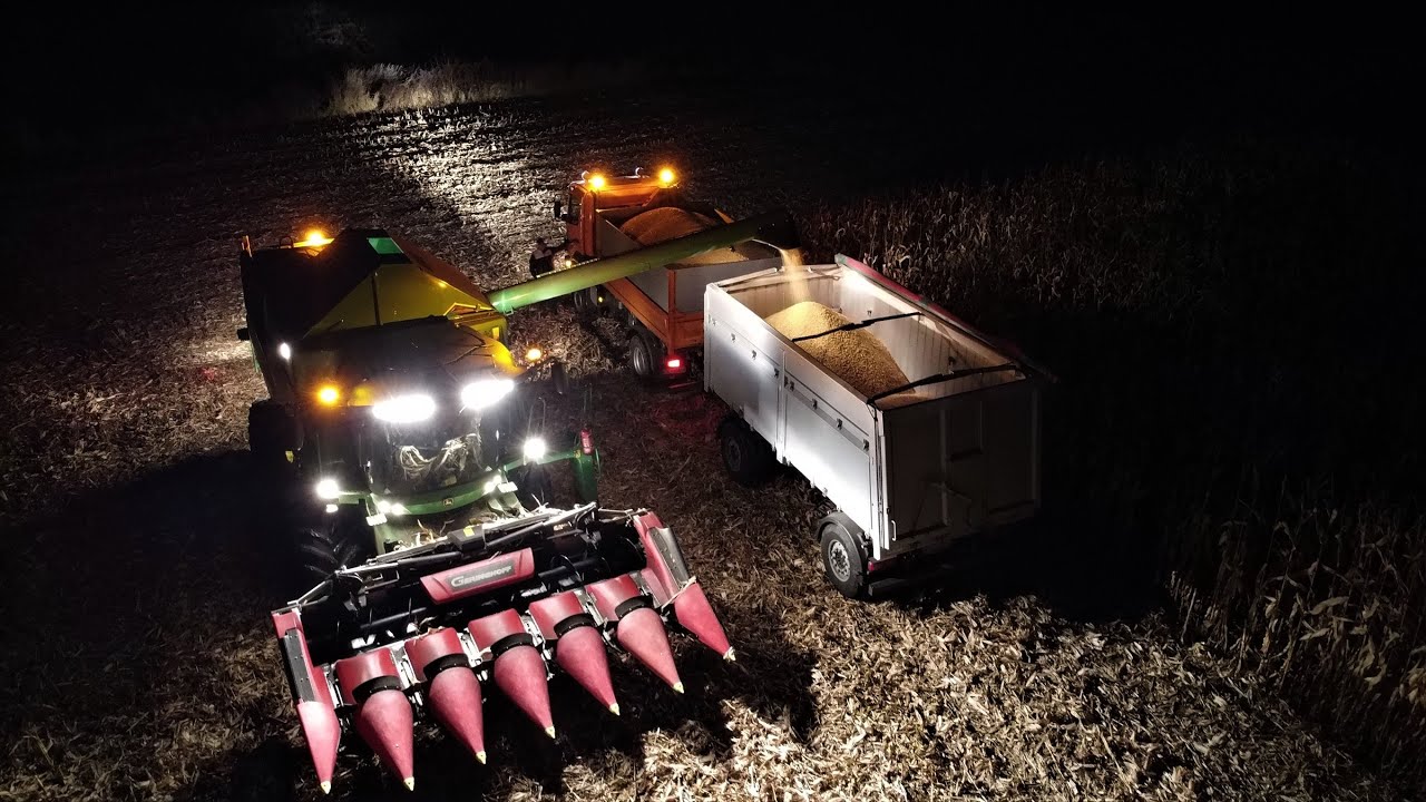 Żniwa Kukurydzy 2021 JOHN DEERE W540 Geringhoff MAŁOPOLSKA