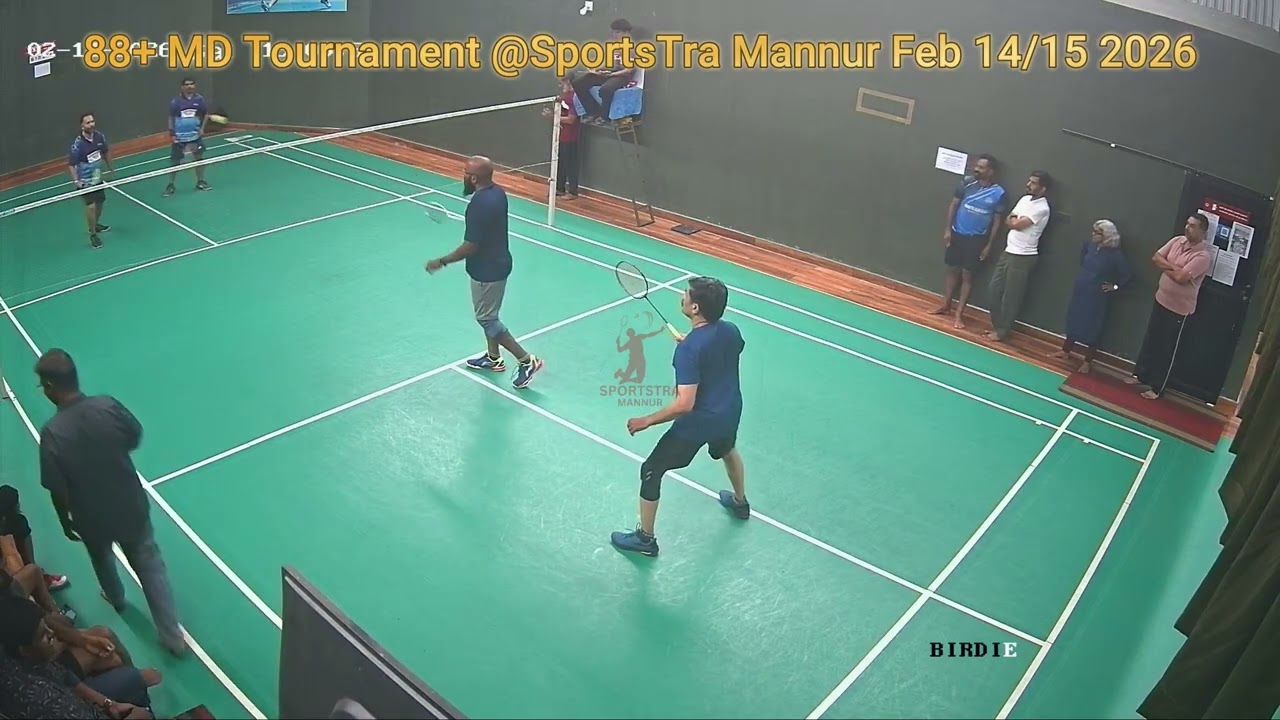Manikadan Kannappan Vs Ramesh  Akilan 88+ MD Tournament @SportsTra Mannur Feb 14/15 2026