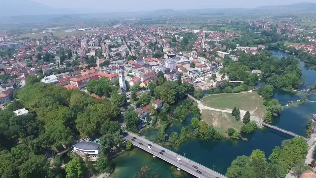 Grad Bihac iz zraka