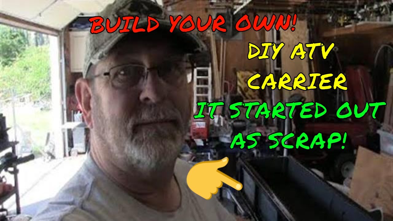 DIY 4 Wheeler Cargo Carrier from Scrap