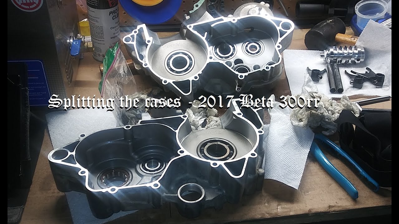 Splitting the Cases - 2017 Beta 300rr Race Edition