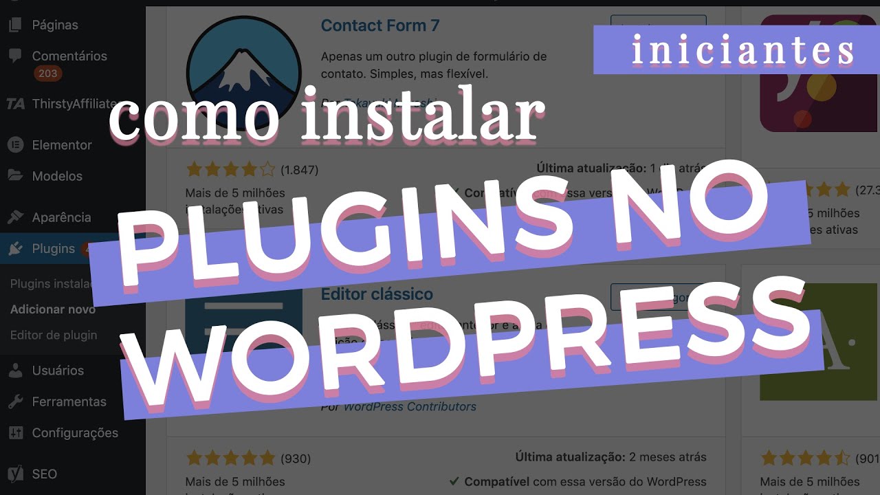COMO INSTALAR PLUGINS NO WORDPRESS &ndash; Tutorial f&aacute;cil