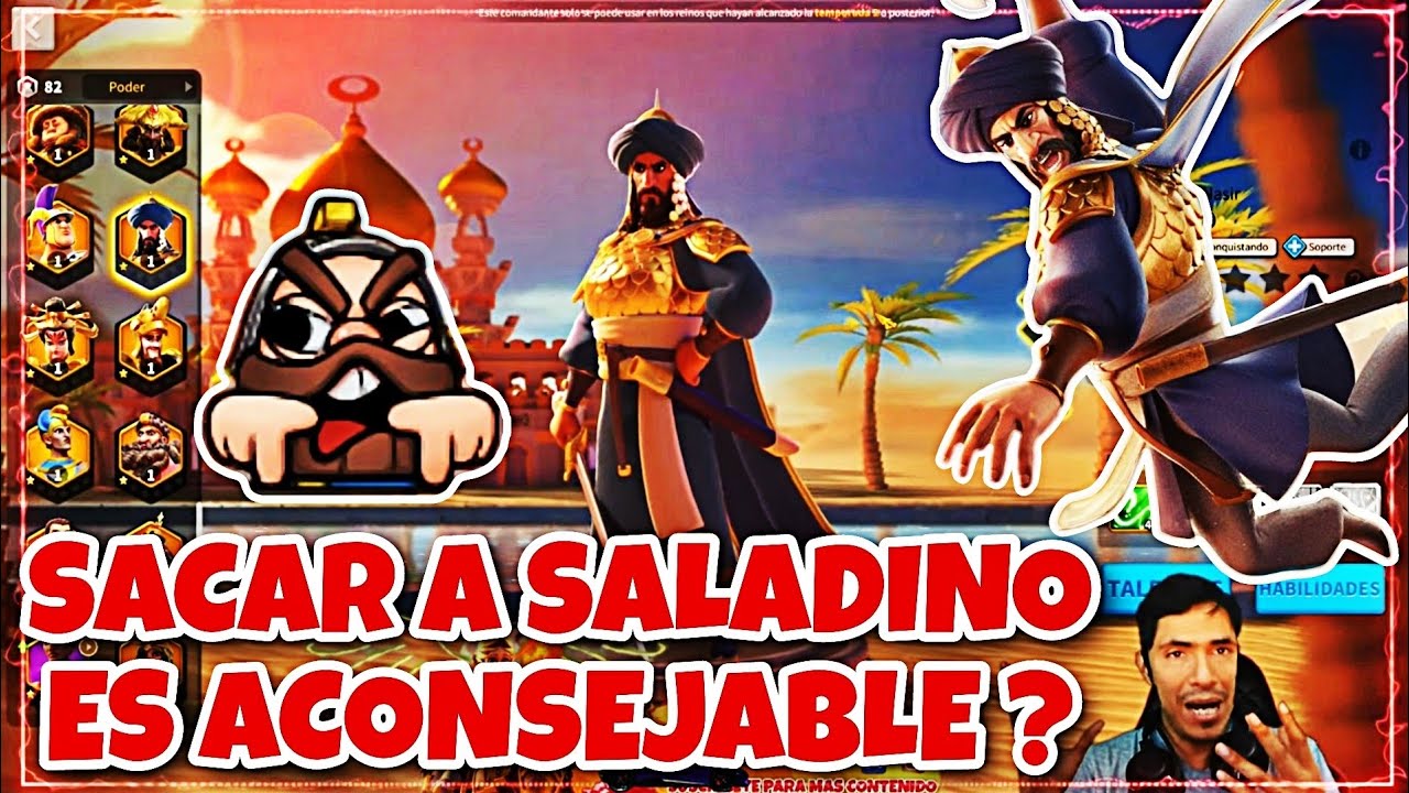 -SALADINO- SUBIRLO O NO SUBIRLO - RISE OF KINGDOMS