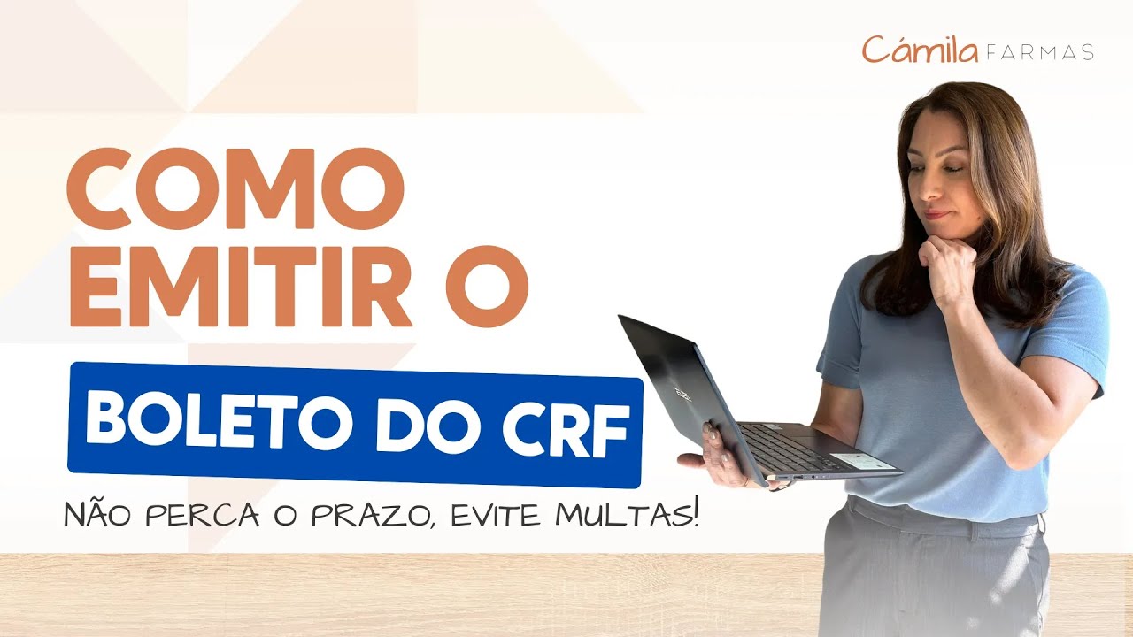 Como emitir o boleto de anuidade do CRF