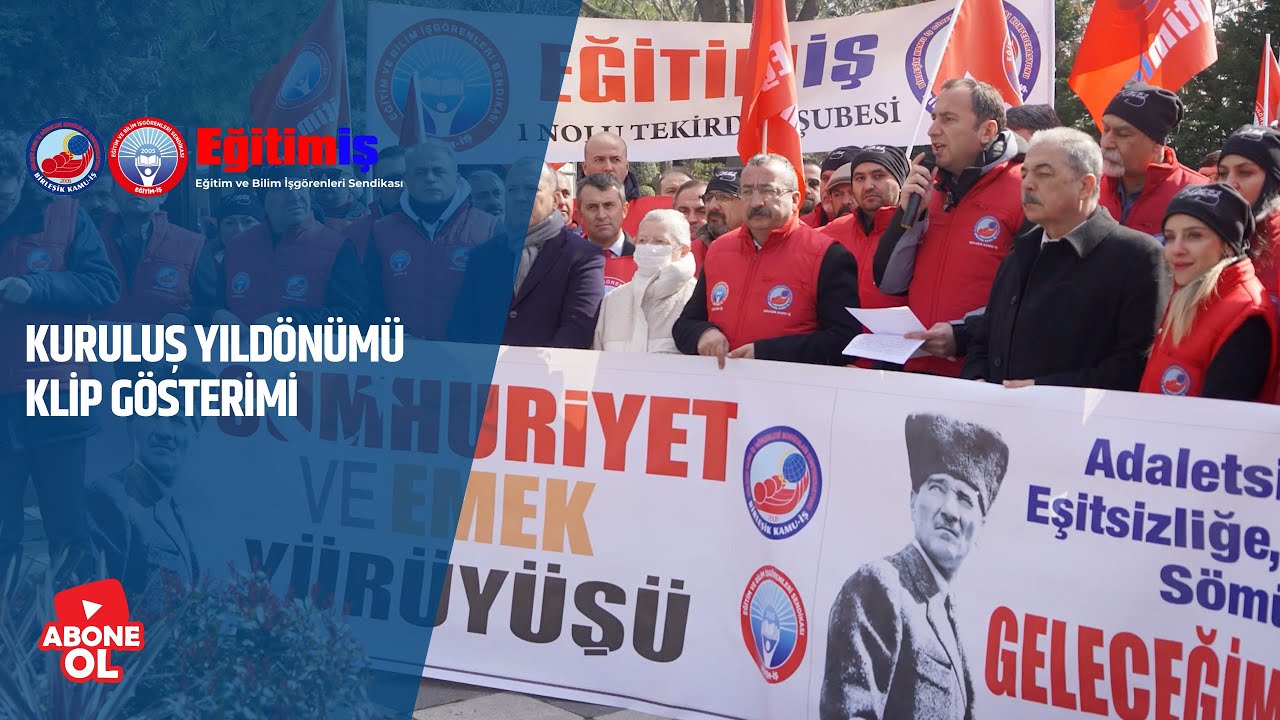Eğitim İş 20.Kuruluş Yıldönümü Etkinlik Klip Gösterimleri