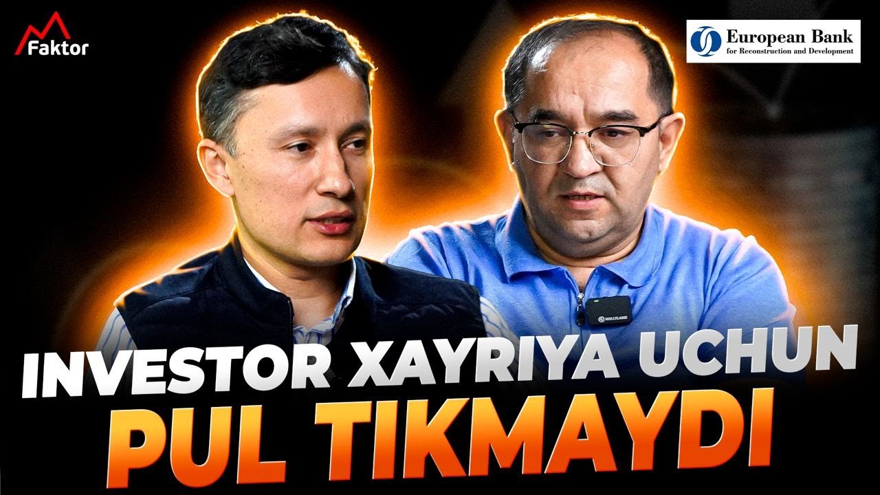 Pullik treningni bepul ko'ring! Investitsiya jalb qilish | Akmal Paiziev | YTTB hamkorligida
