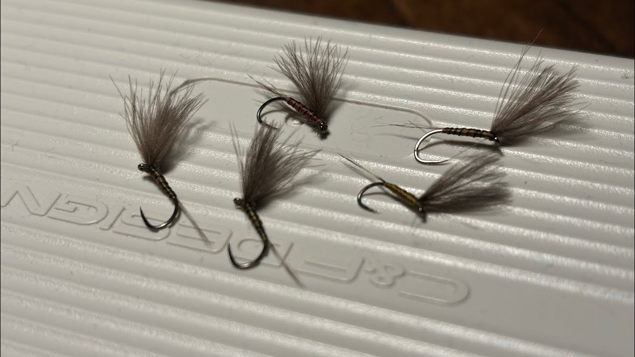 River dry fly. The oiled olive.