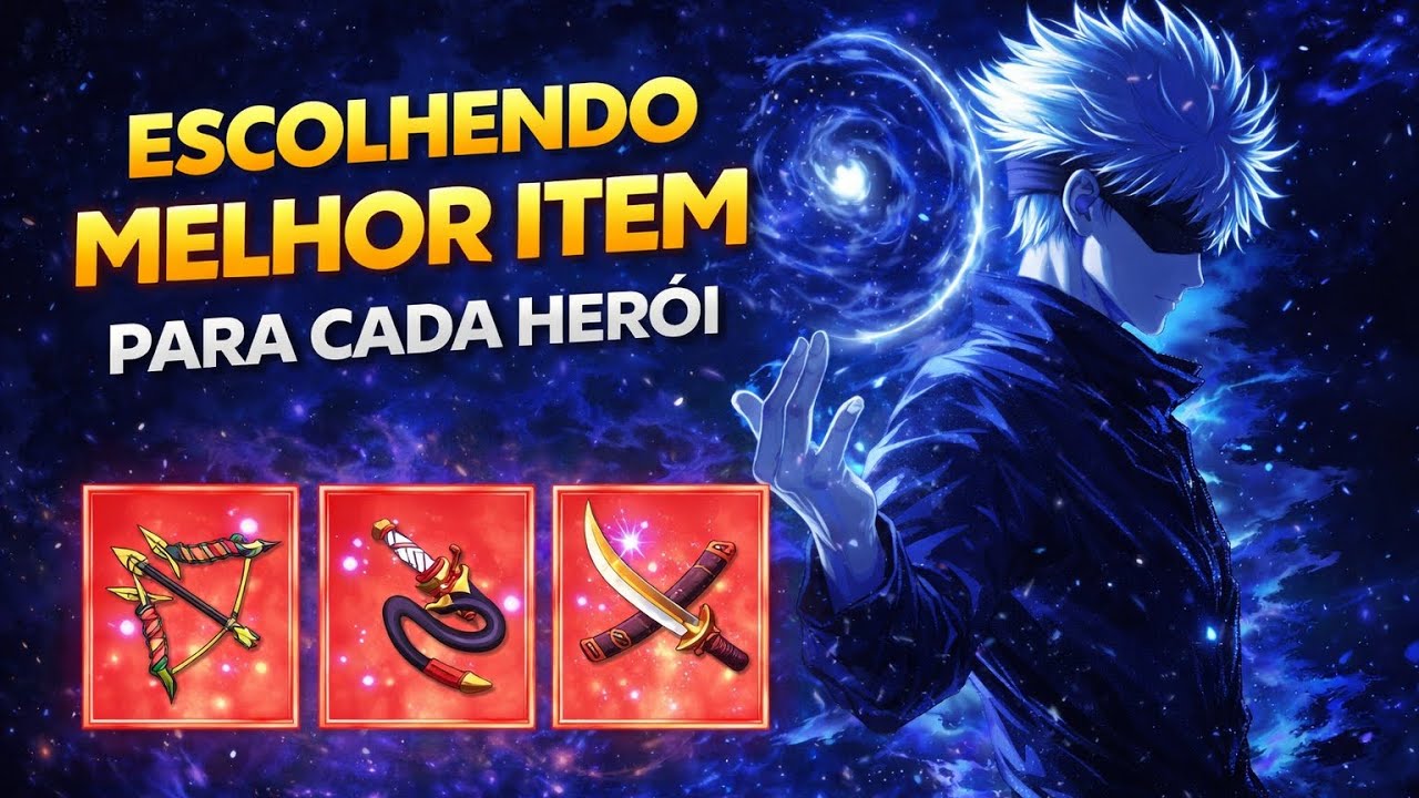 NÃO erre na hora de escolher os EQUIPAMENTOS part 2. - Rei do jujutsu BR