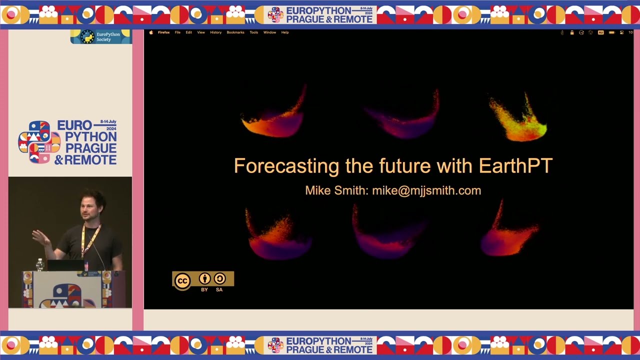 Forecasting the future with EarthPT — Mike Smith