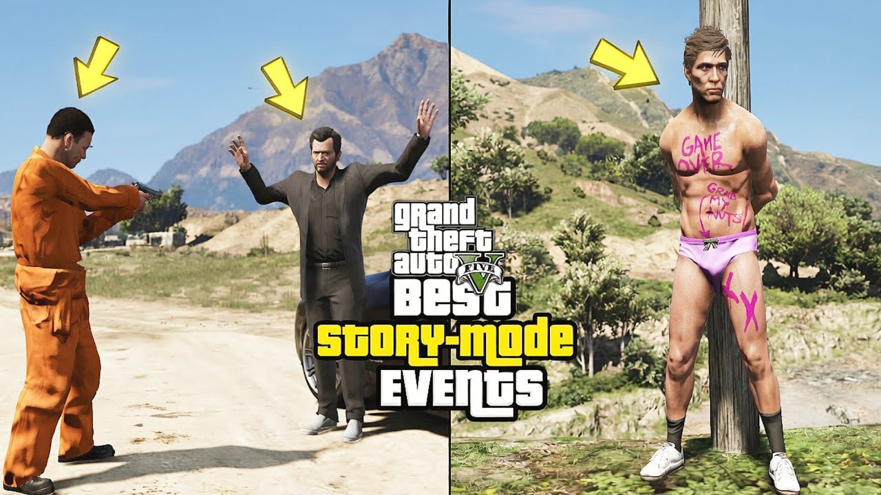 GTA 5 - Best Story Mode Events! (TOP 10)