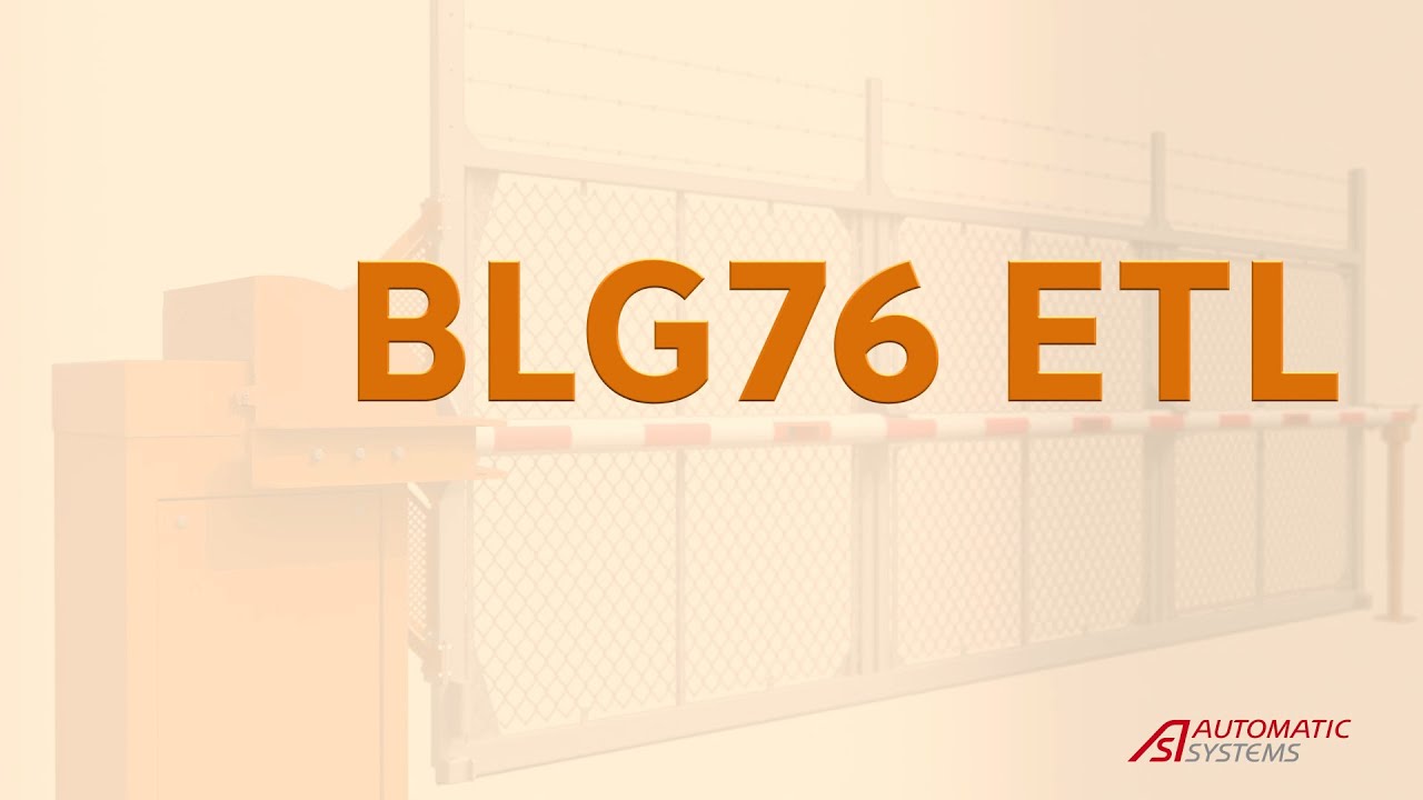 La barrière grillagée  BLG76 d'Automatic Systems