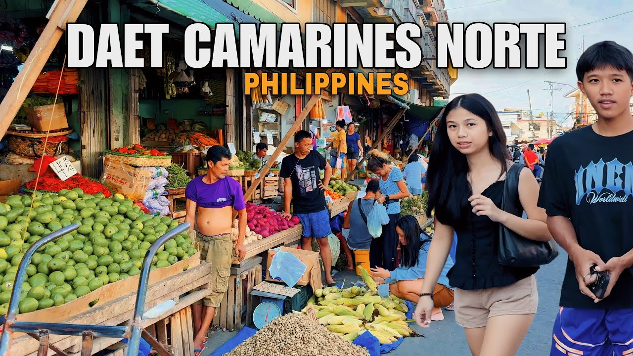 DAET CAMARINES NORTE, BICOL REGION OF THE PHILIPPINES|STREETS AND MARKET TOUR 2026 [4k]