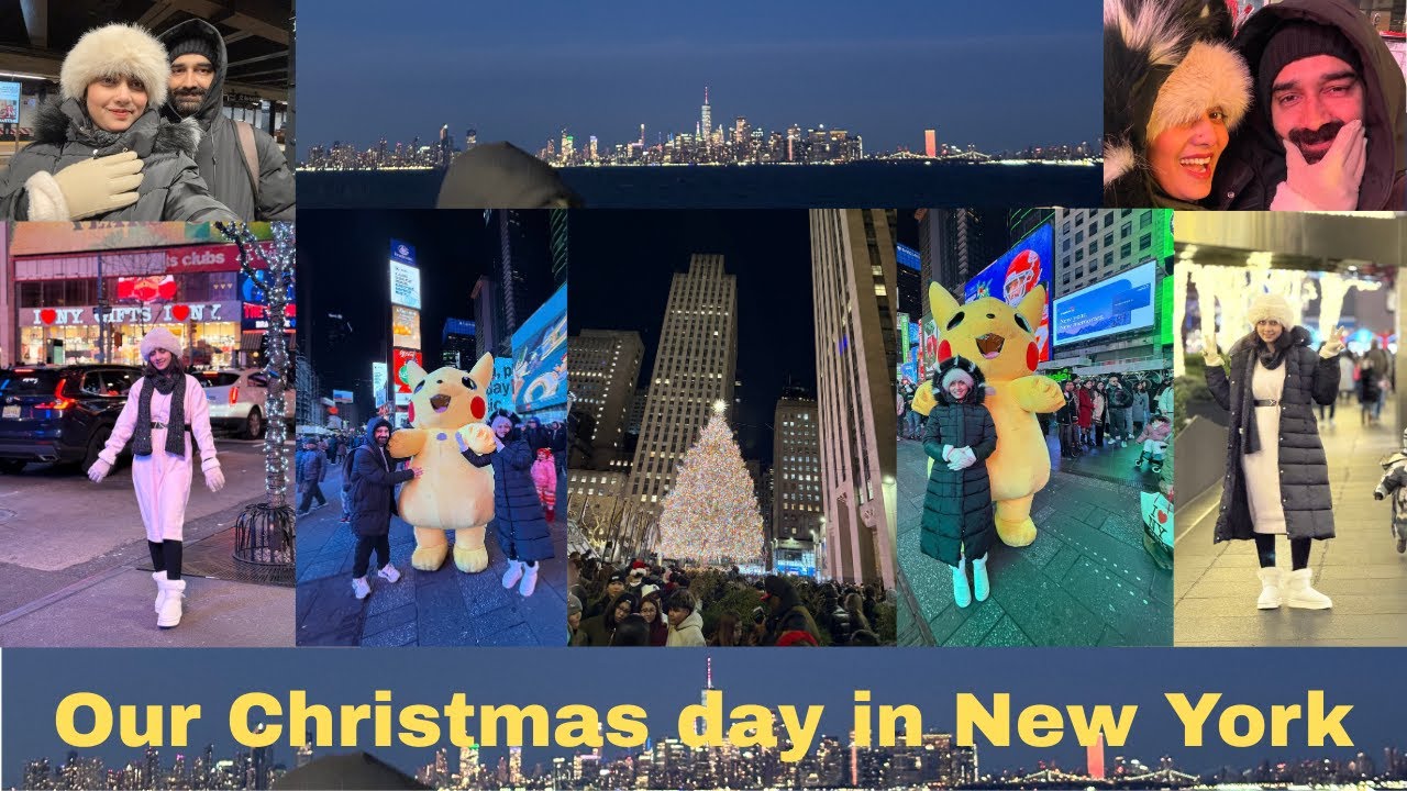 First time in New York on Christmas Day | PJVlogs7