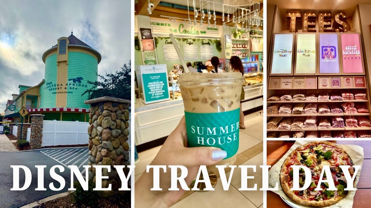 DISNEY TRAVEL DAY! Saratoga Springs, Blaze Pizza & Disney Springs 