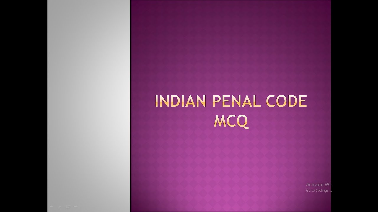 IPC Mcq IV
