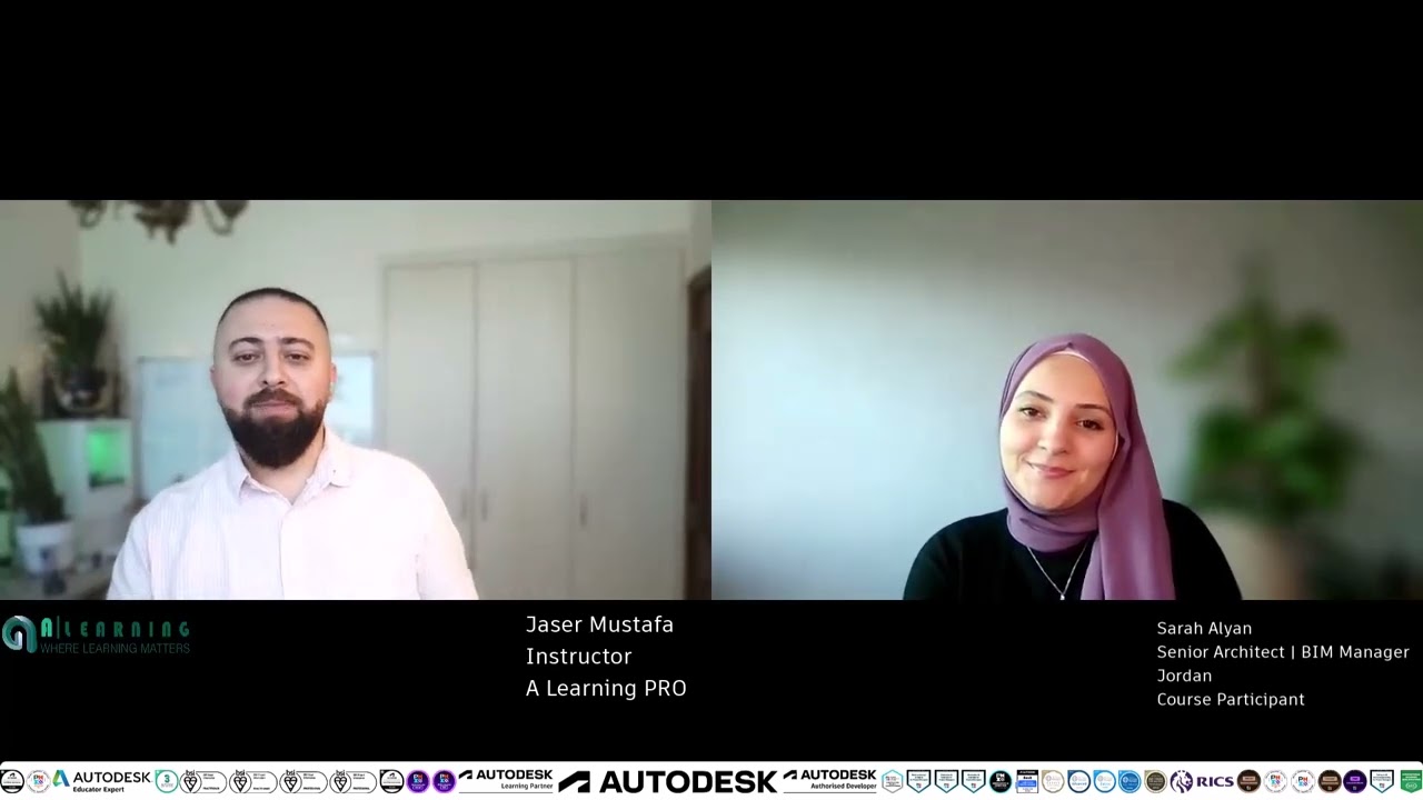 Course completion interview - Sarah Alyan - Jordan - Senior Architect & BIM Manager
