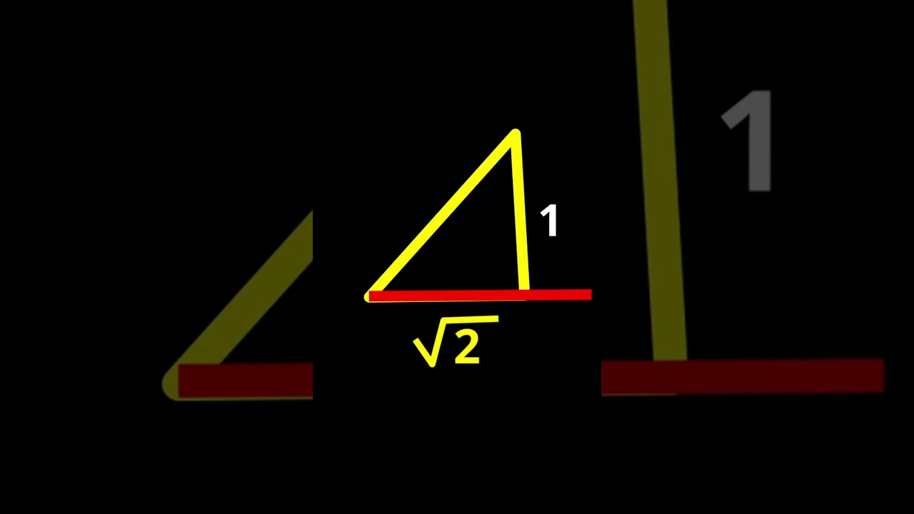Representation of root 2 on number line | Class 9 Maths #maths #class9maths #class9