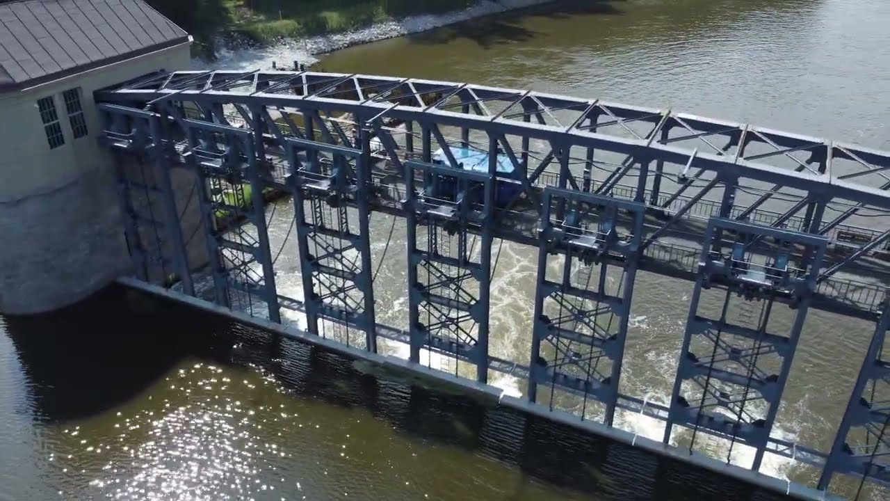 Rzeka Odra, Jaz Rędzin Wrocław /14.08.2022 r.