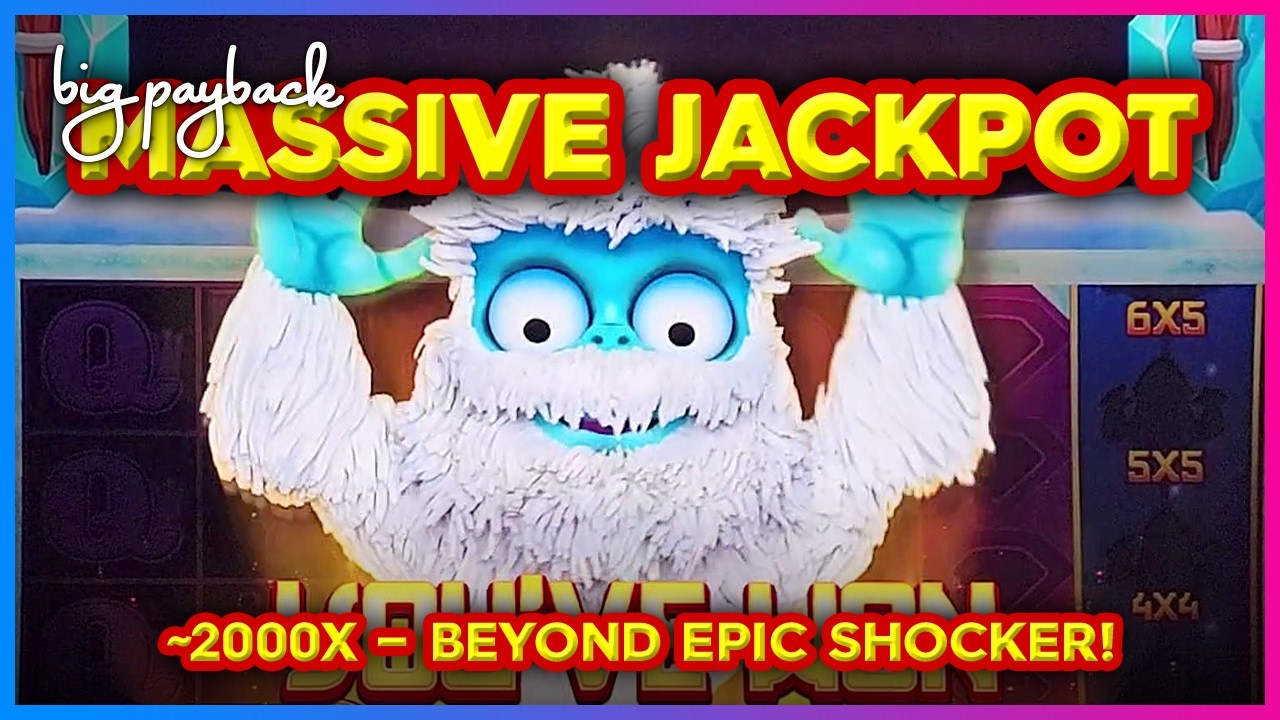 ~2000X, WHOA!!!! MASSIVE JACKPOT on Spooky Link Yeti!