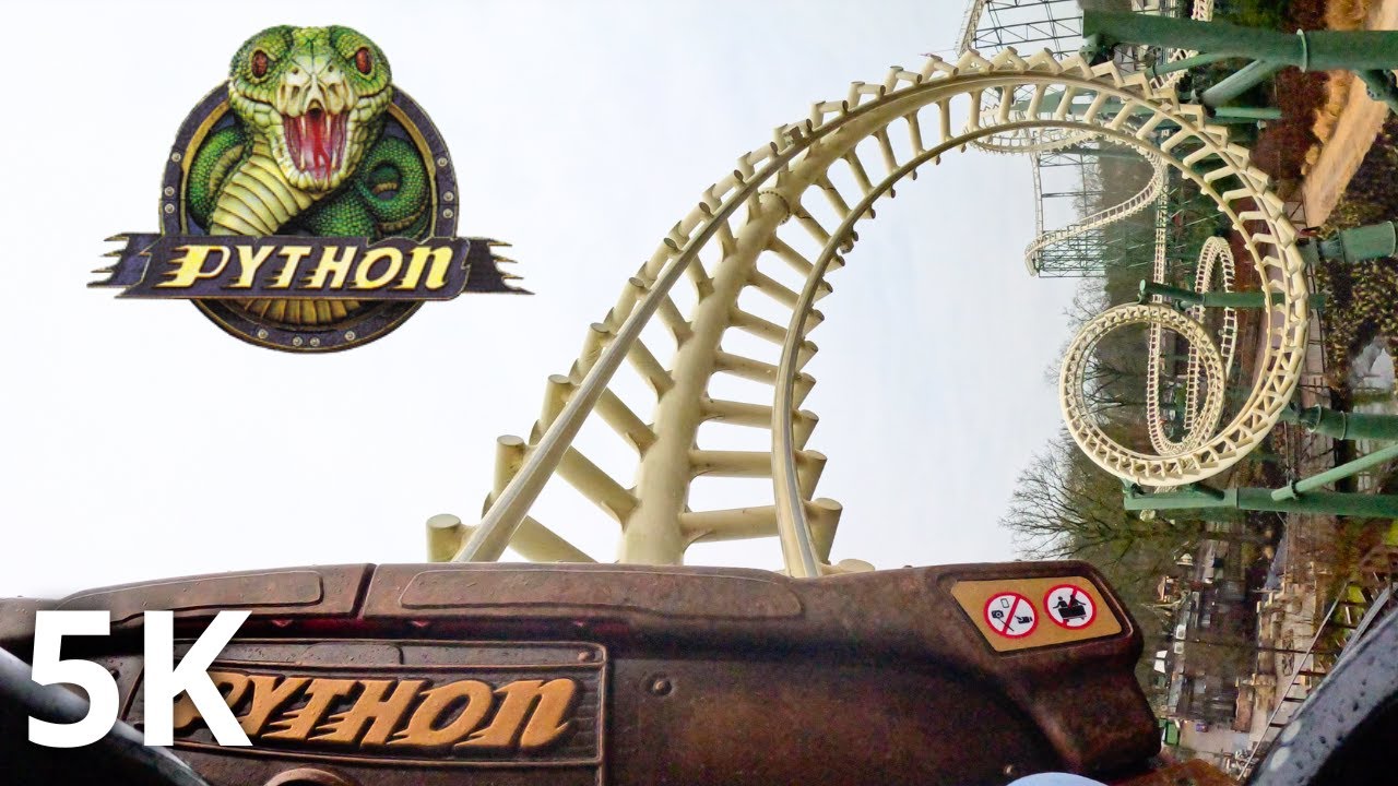 Python POV 5K60 FPS // Efteling - Frontseat