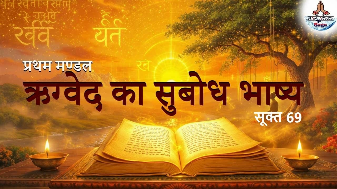 ऋग्वेद, मण्डल 1, सूक्त 69 | Rigveda, Mandala 1, Sukta 69 (Subodh Bhashya) | ASA Stuti