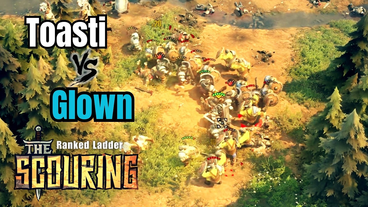 CAN THE NEW HUMAN DWARVEN WARRIORS PREVAIL?  Toasti vs Glown (Bo1) The Scouring Ranked Ladder