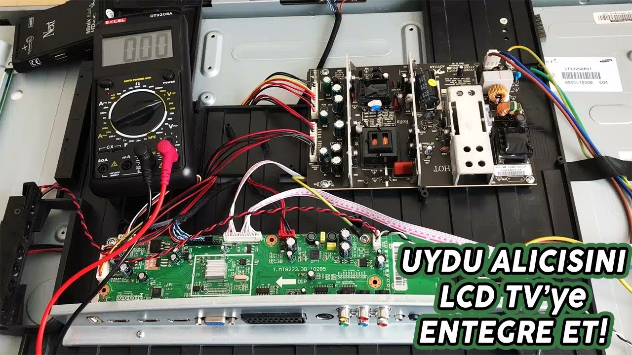 LCD Televizyon İçerisine Uydu Alıcısı Yerleştirmek? - Boş Zaman Projesi!