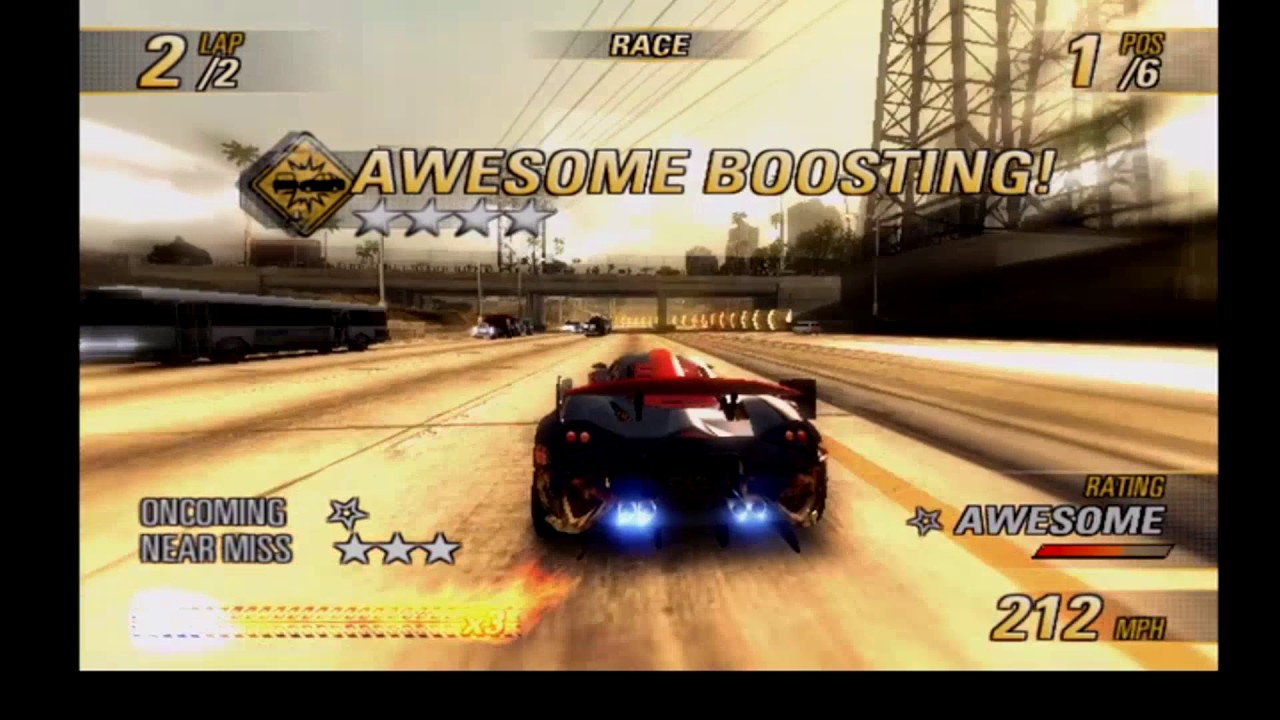 Burnout: Revenge (PS2) - Revenge Racer Gameplay