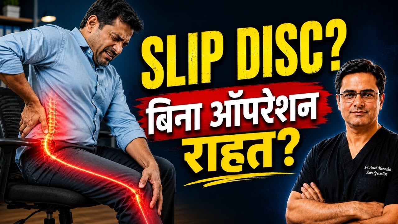 Slip Disc or Sciatica? Causes, Symptoms & Non-Surgical Treatment | बिना ऑपरेशन | Dr Manocha