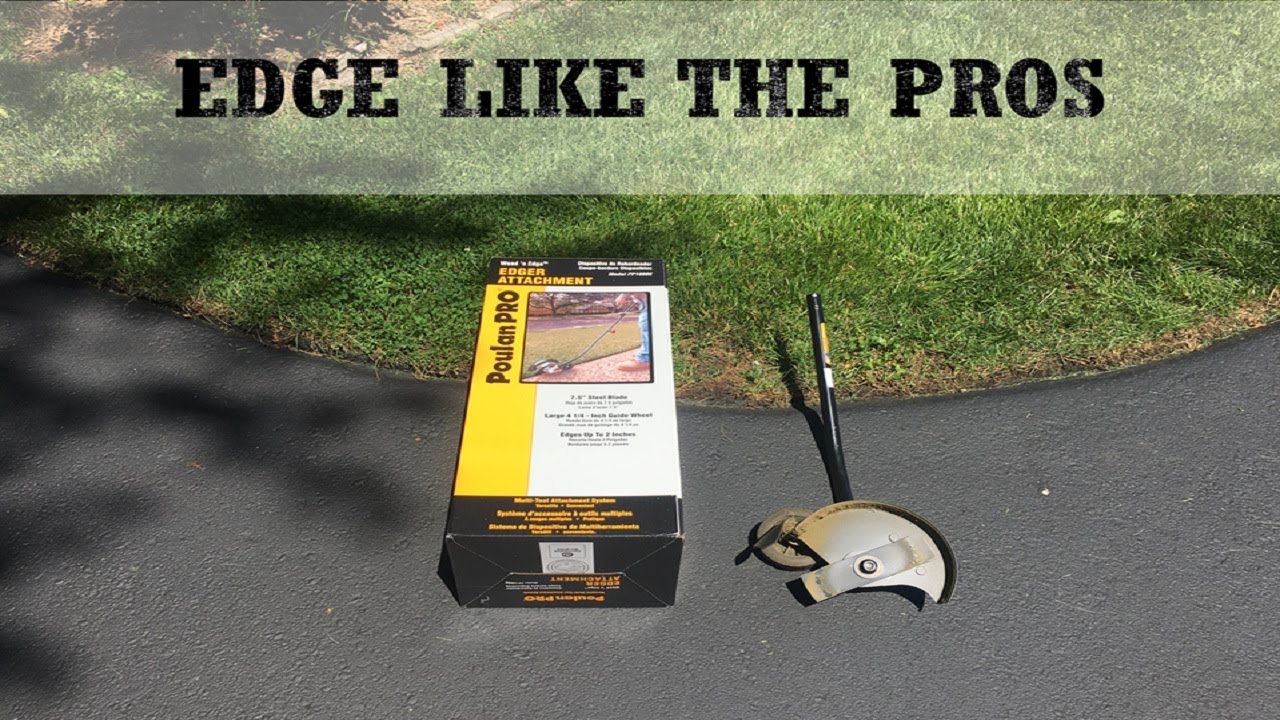 Husqvarna Edger Attachment — Unboxing Poulan Pro Grass Edger