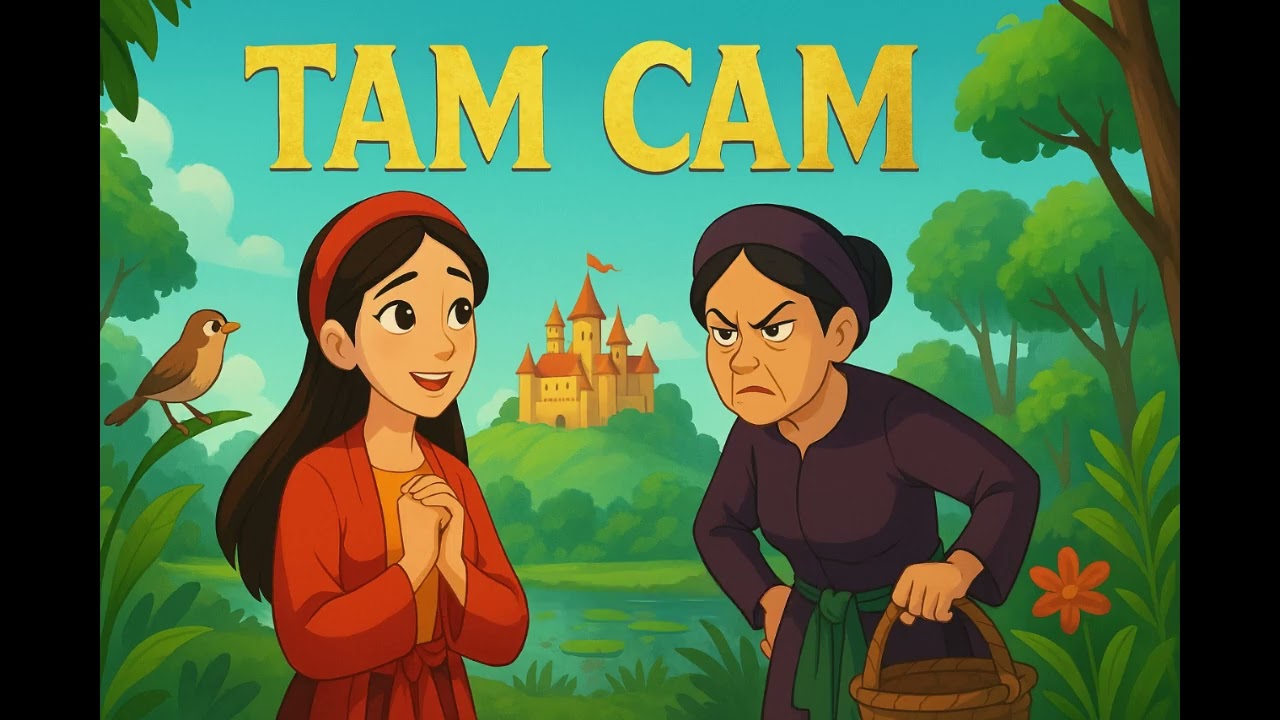 Tam and Cam - A Vietnamese Folktale: The Journey of Overcoming Challenges and Finding Happiness ✨💫👑🌸