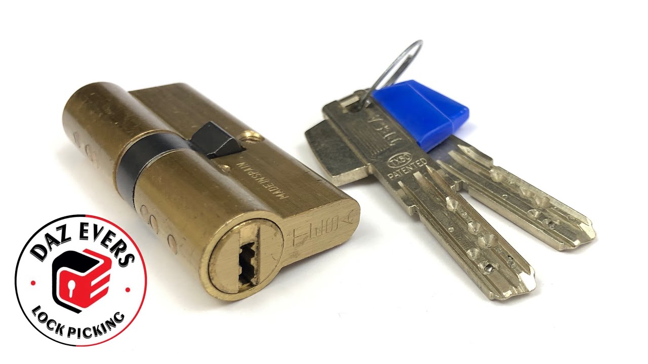 TESA Tx-80 Awesome lock that has triple lock elements picked & gutted