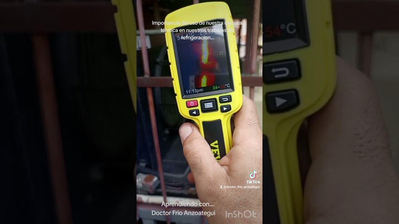 Bondades del uso de una cámara térmica en nuestros trabajos de refrigeracion ....