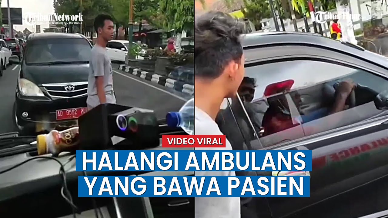 Viral Mobil Plat Merah di Klaten Halangi Ambulans yang Sedang Bawa Pasien