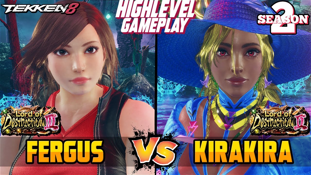 Tekken 8 – FERGUS (Asuka Kazama) vs KIRAKIRA (Miary Zo) – T8 High Level Gameplay!