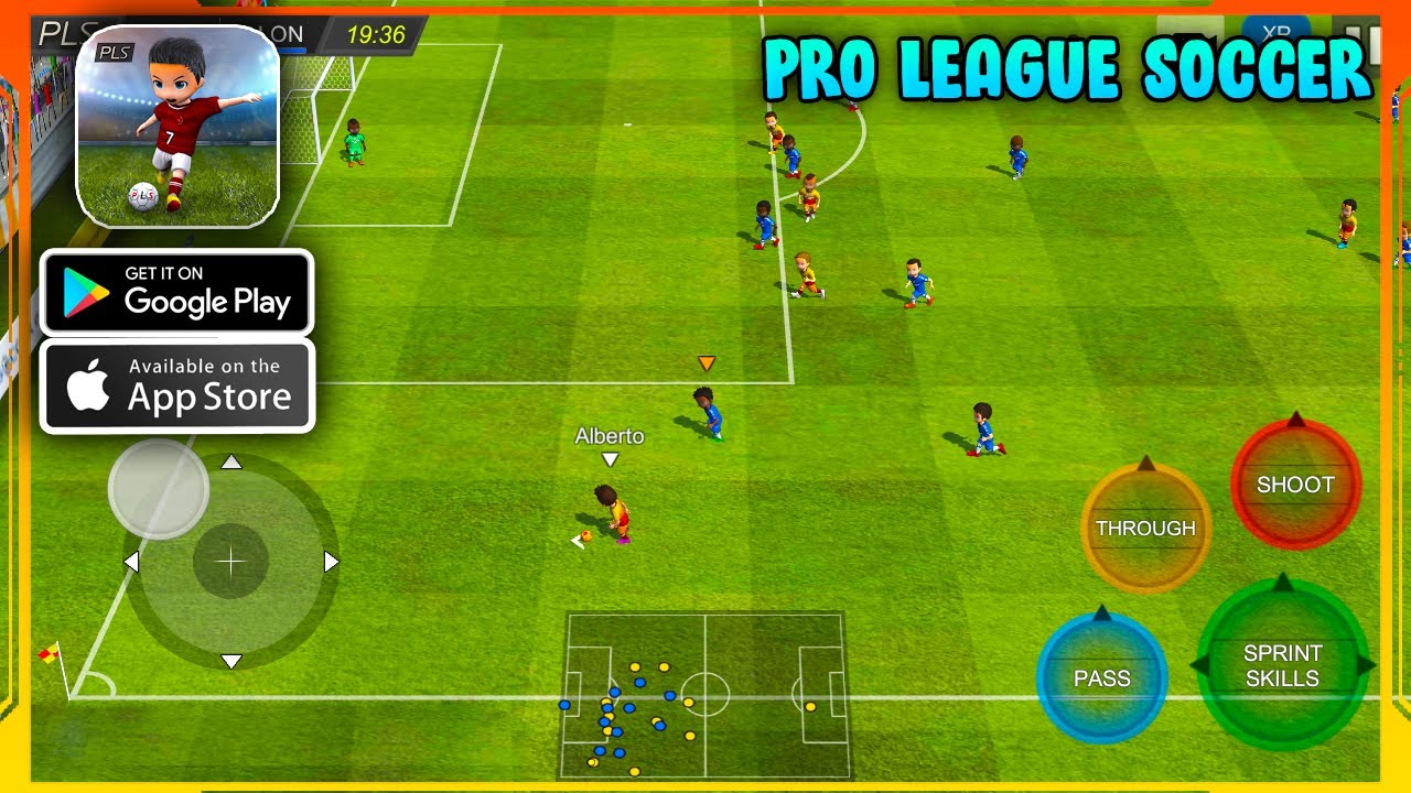 Pro League Soccer Gameplay (Android, iOS)