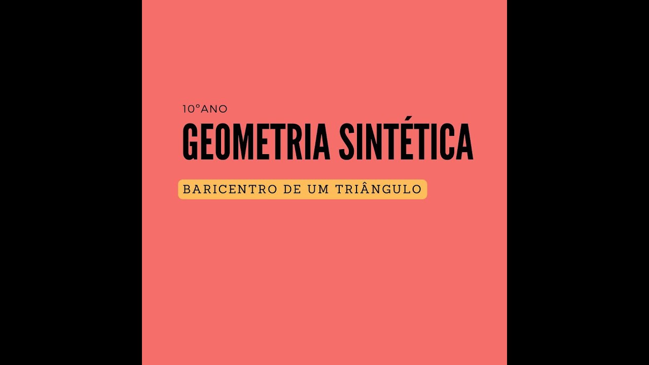 10º ano | Geometria sintética (novo programa) | Vídeo 36