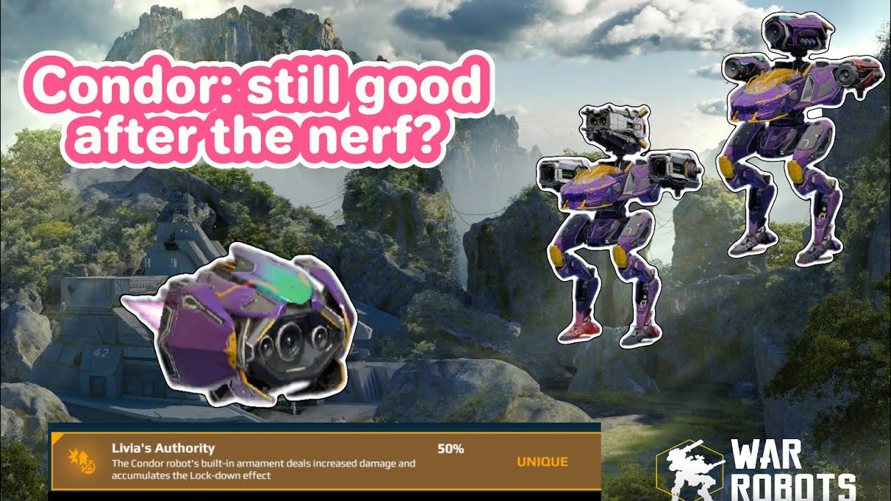 [WR] Sports Condor : still good after the nerf ? War Robots mk3 Gameplay