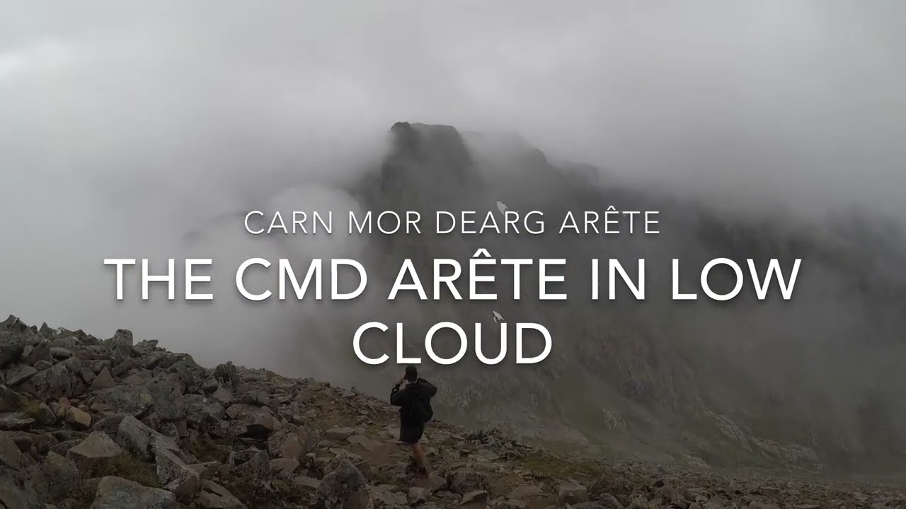 Carn Mor Dearg: The CMD Ar&ecirc;te In Low Cloud