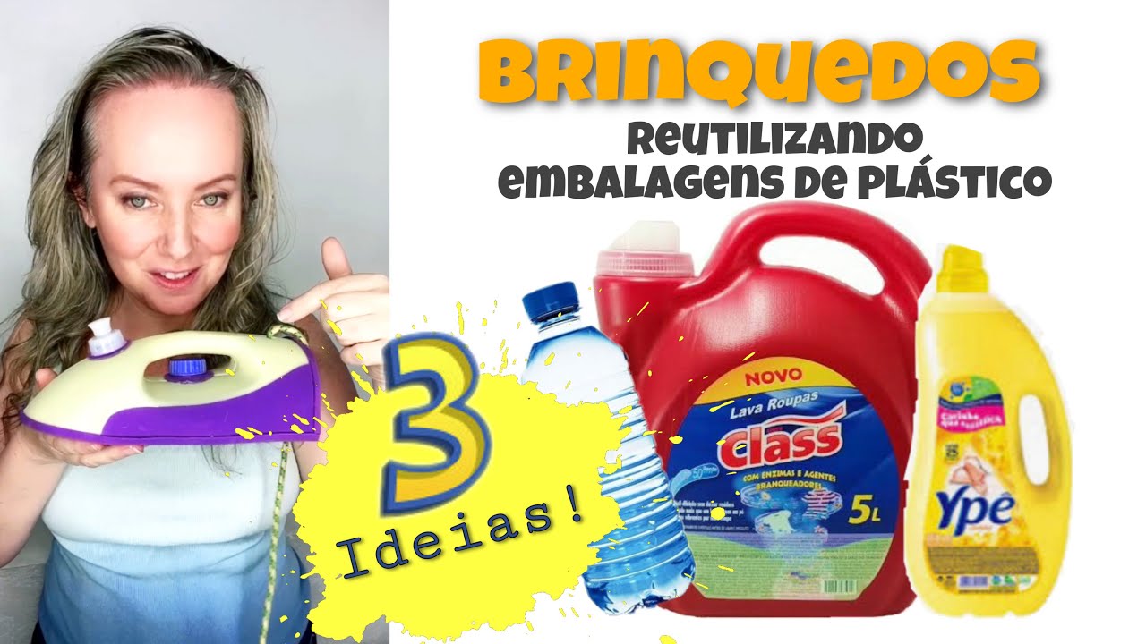 Brinquedos reutilizando materiais/ 3 ideias fácies e divertidas para fazer em casa nas férias!