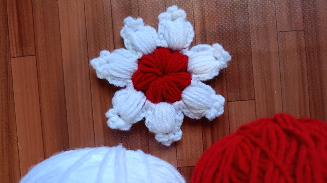 Red-White ❤️🤍  flower -perfect for decoration 