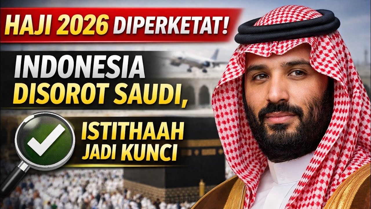 HAJI 2026 DIPERKETAT! INDONESIA DISOROT SAUDI, ISTITHAAH JADI KUNCI