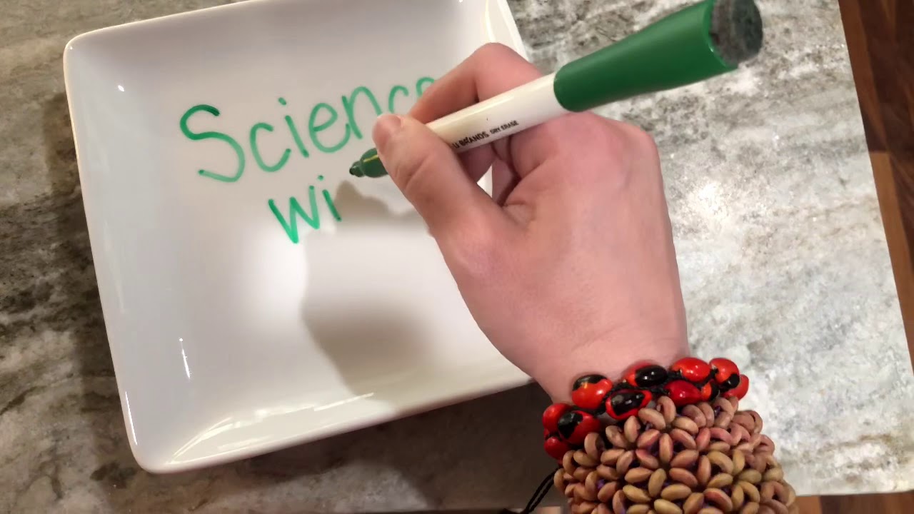 Episode 1: Science with Schnekser Dry Erase Marker and Water