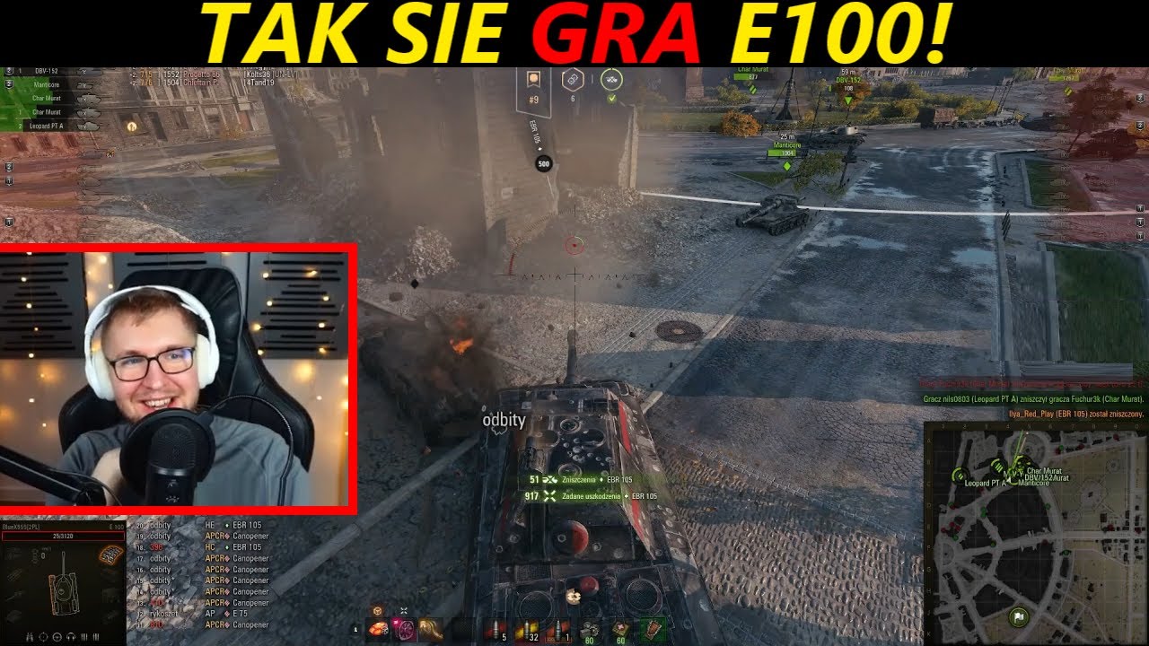 MULTI OGLĄDA IDEALNĄ BITWE E100!